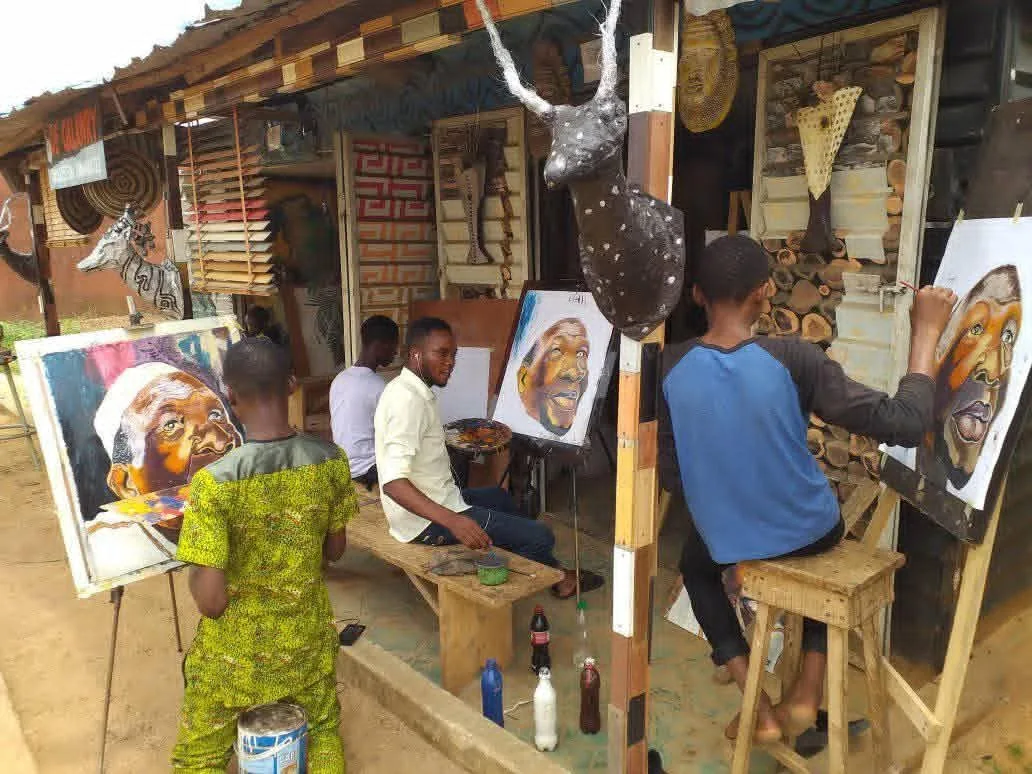 Training, school visit and creative activity