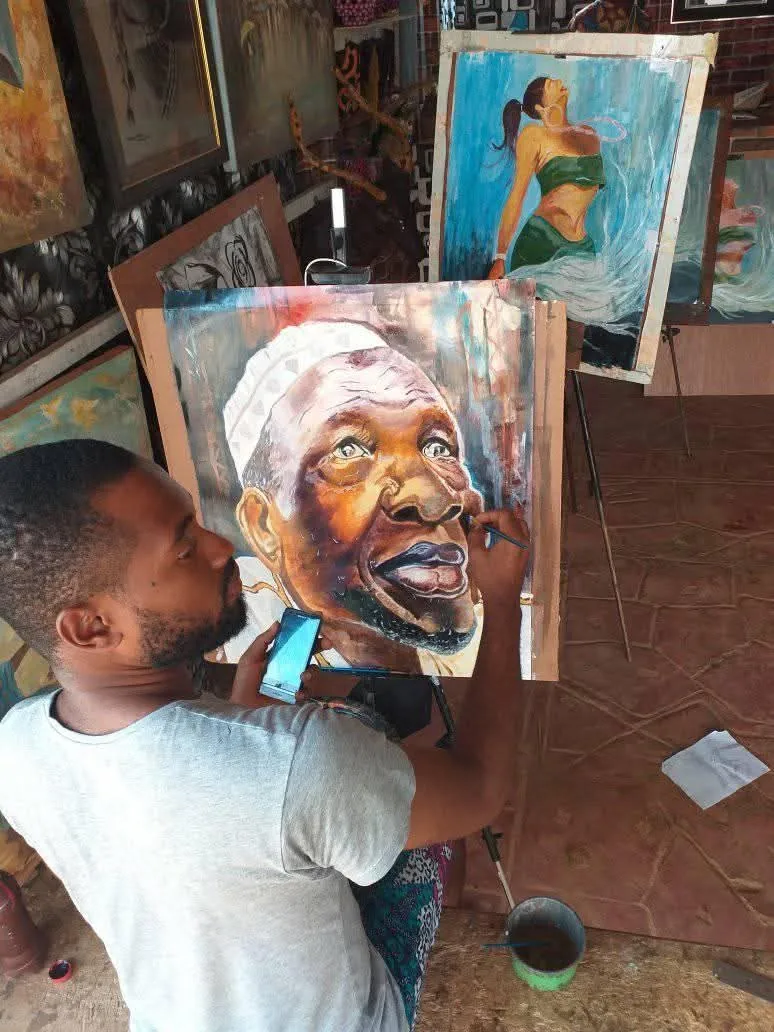 Training, school visit and creative activity