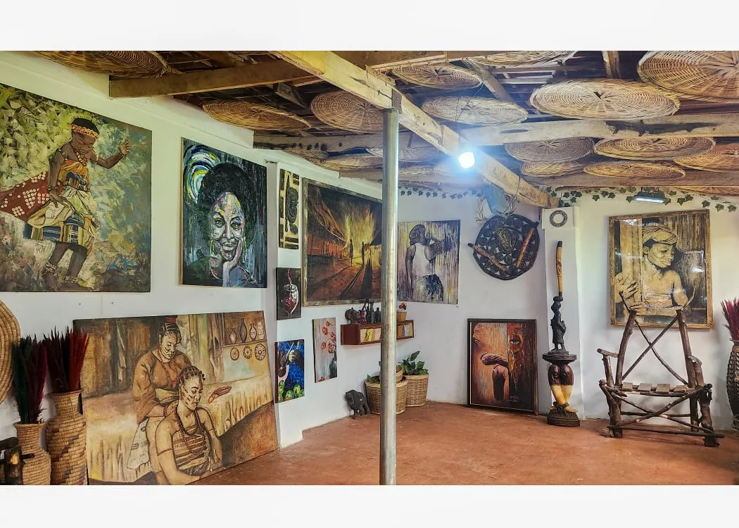 Interior view of De Galawry Art Centre