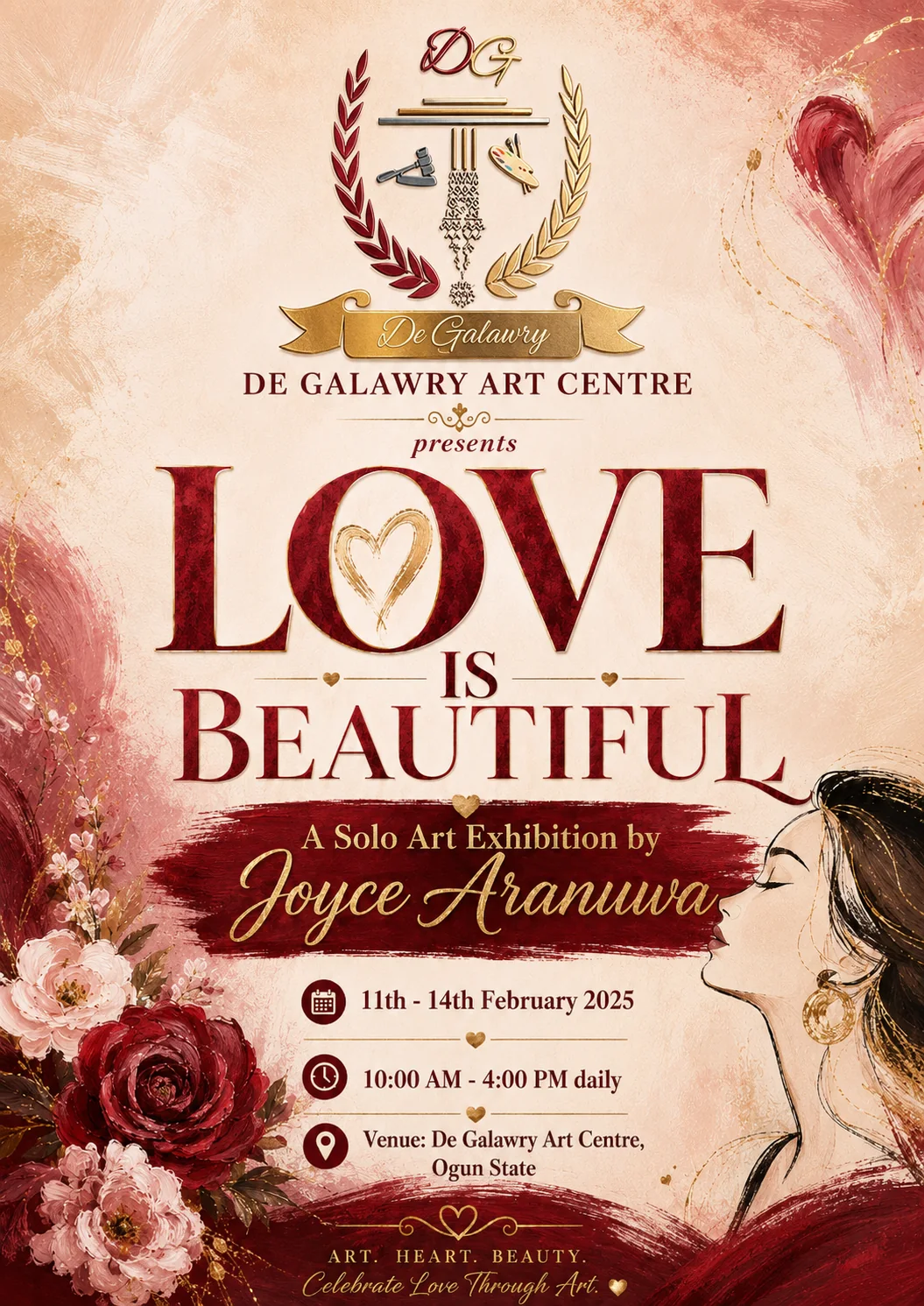 Love is Beautiful exhibition poster